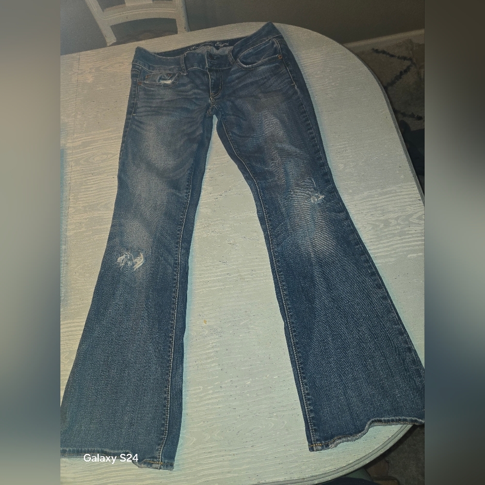 Women's Jeans American Eagle Sz 6 Short Artist